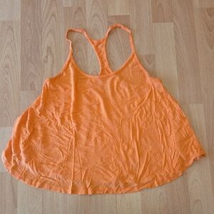 Decree Vibrant Orange Tank Top